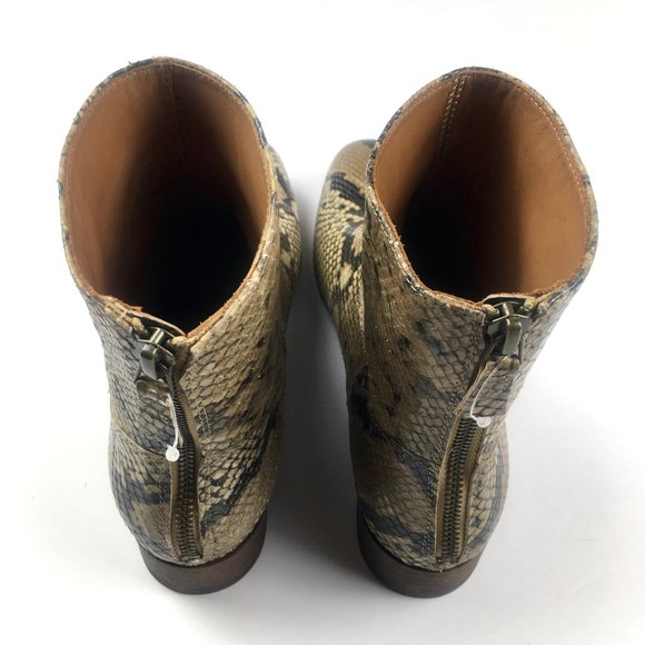 Anthology Paris Python Leather Boots - NEW - Picture 9 of 14